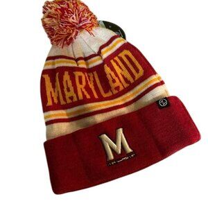 Maryland Terrapins Terp Knit Hat Pom New zephyr